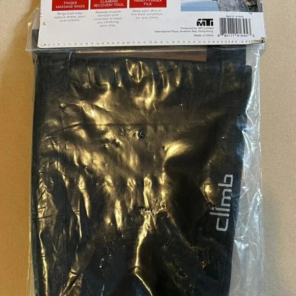 NEW Climb Rocking Climbing KNEE PADS Black Pads OSFM - Support Protect - Picture 3 of 4
